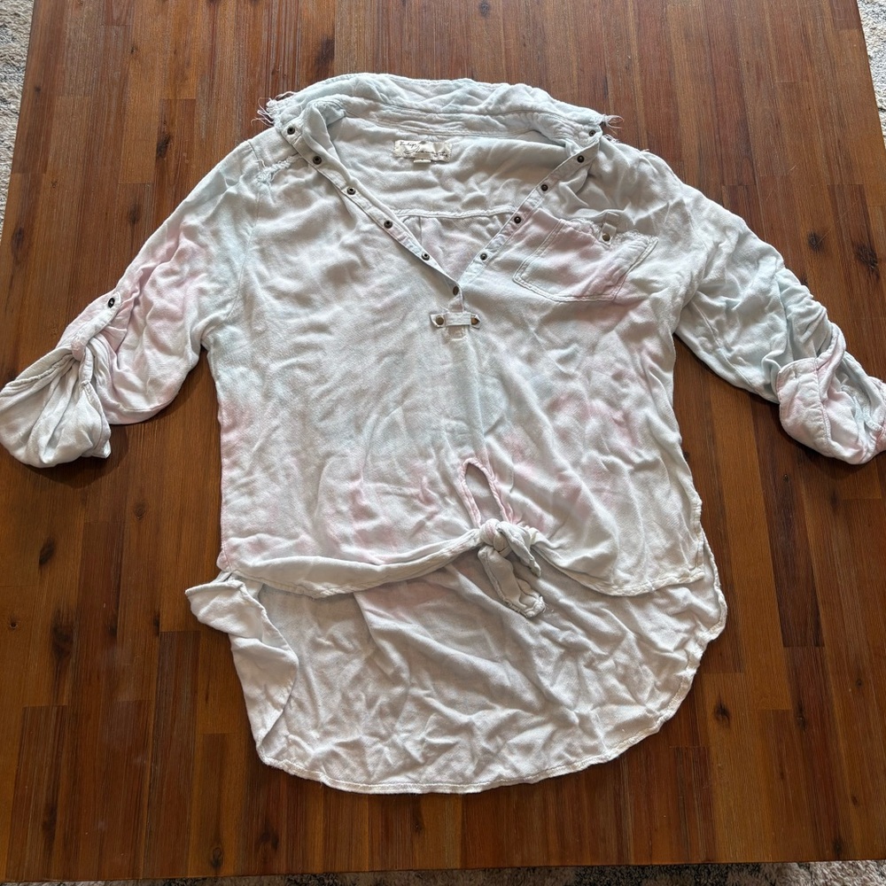 Vintage Havana White Button-Down Shirt